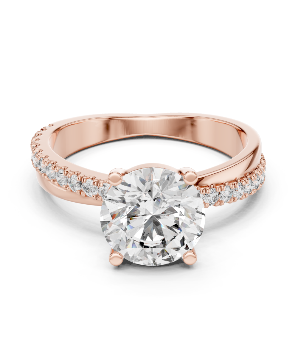 Classic Twist Solitaire Ring