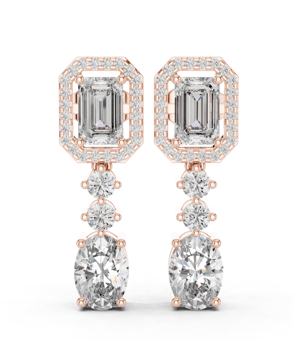 Dazzling Cascade Earrings - Image 3