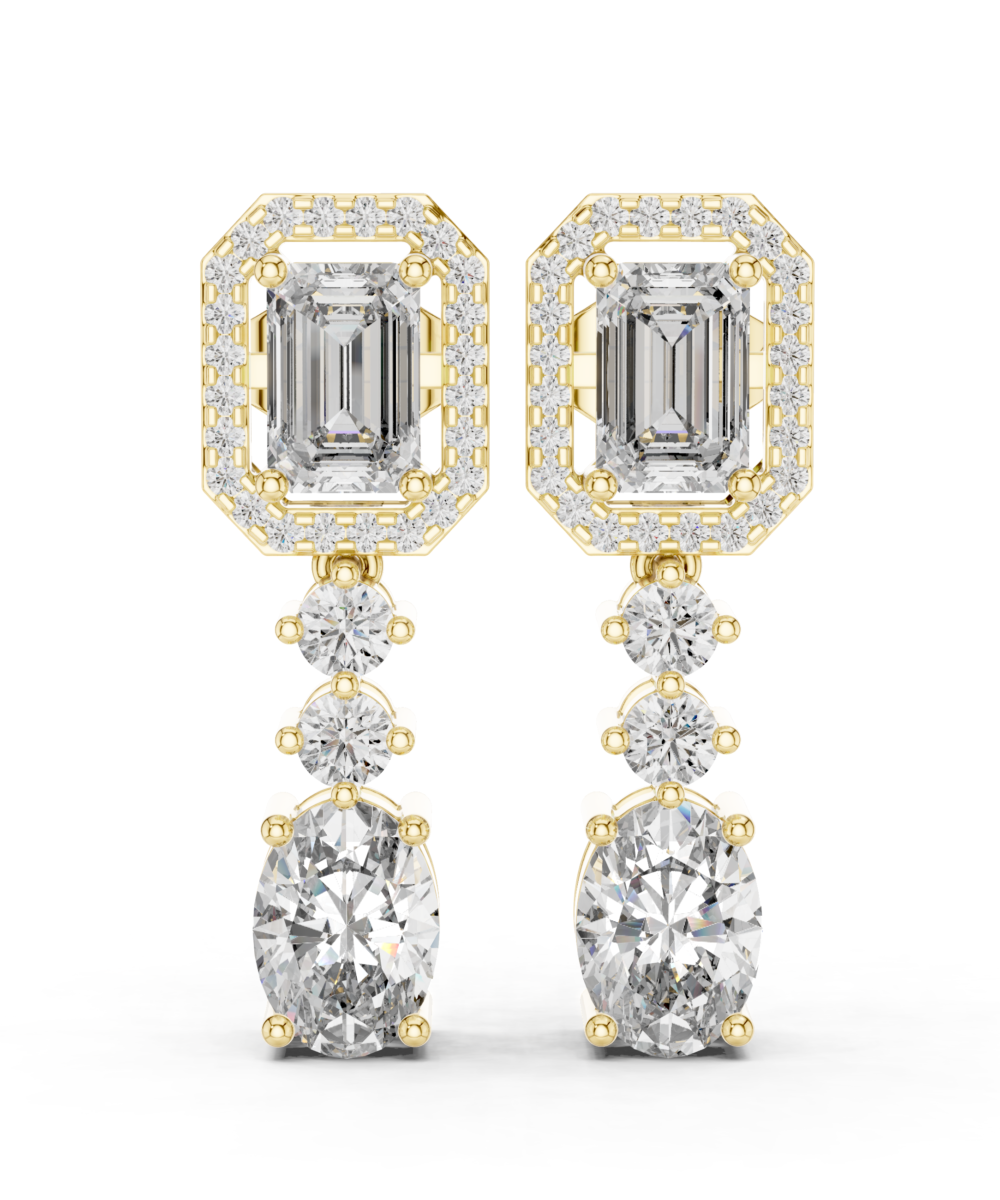 Dazzling Cascade Earrings