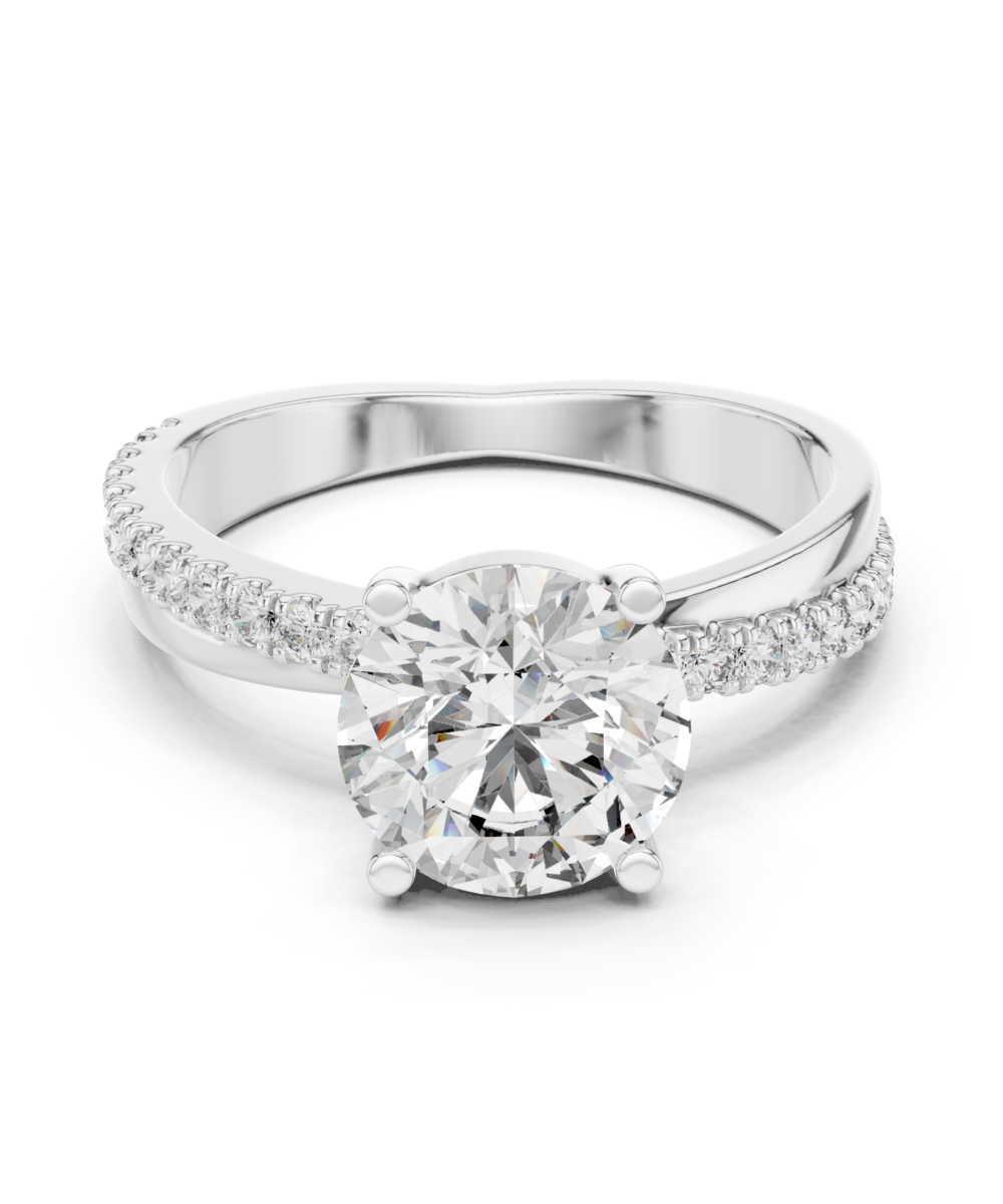 Classic Twist Solitaire Ring - Image 3