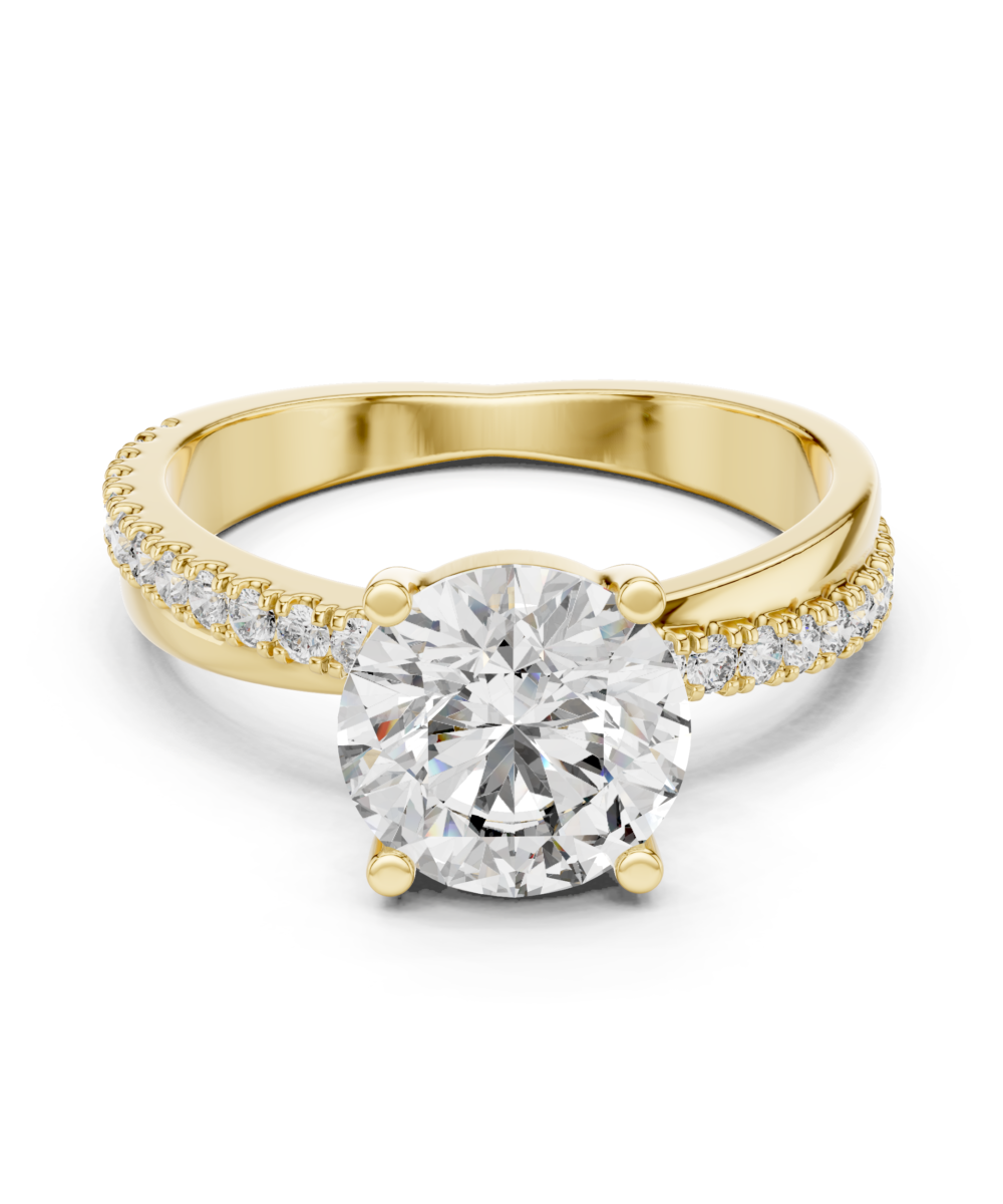 Classic Twist Solitaire Ring - Image 6