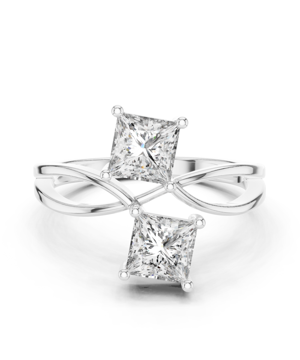 Two-Stone Promise Ring - Image 6