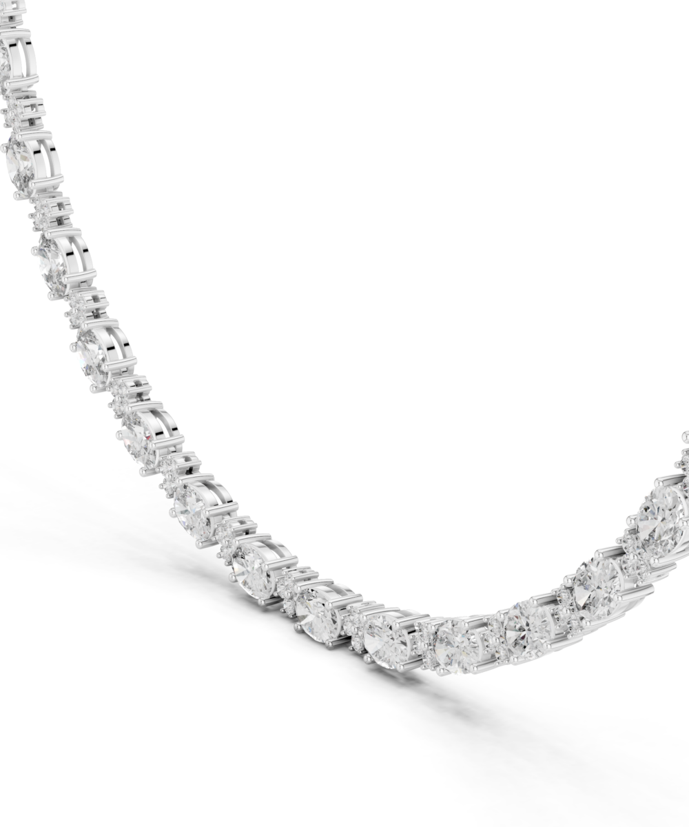 Classic Tennis Necklace - Image 3