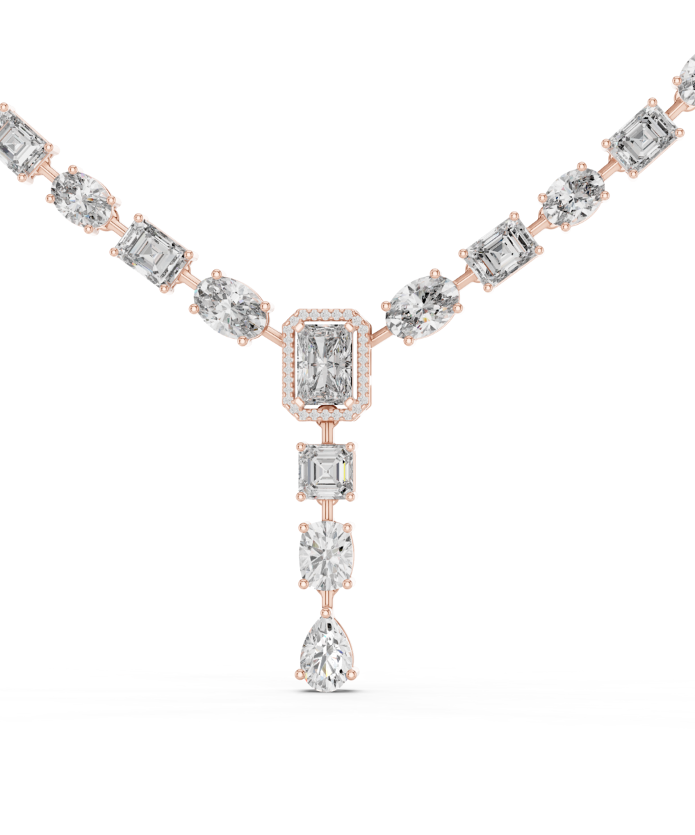 The Multifaceted Diamond Necklace - Image 2