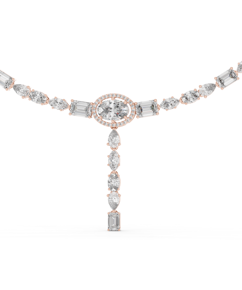 Timeless Aura Diamond Necklace - Image 6