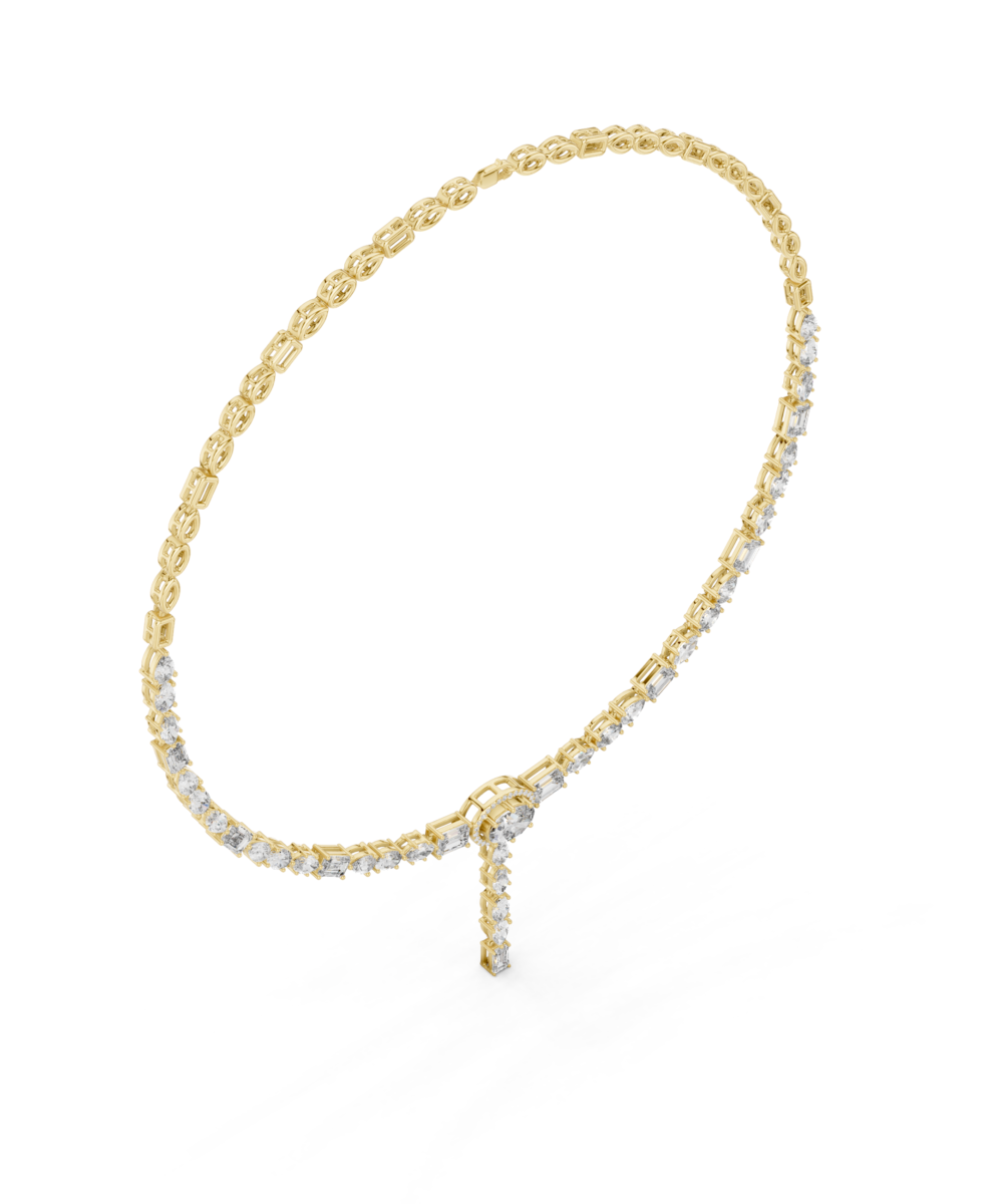 Timeless Aura Diamond Necklace - Image 7