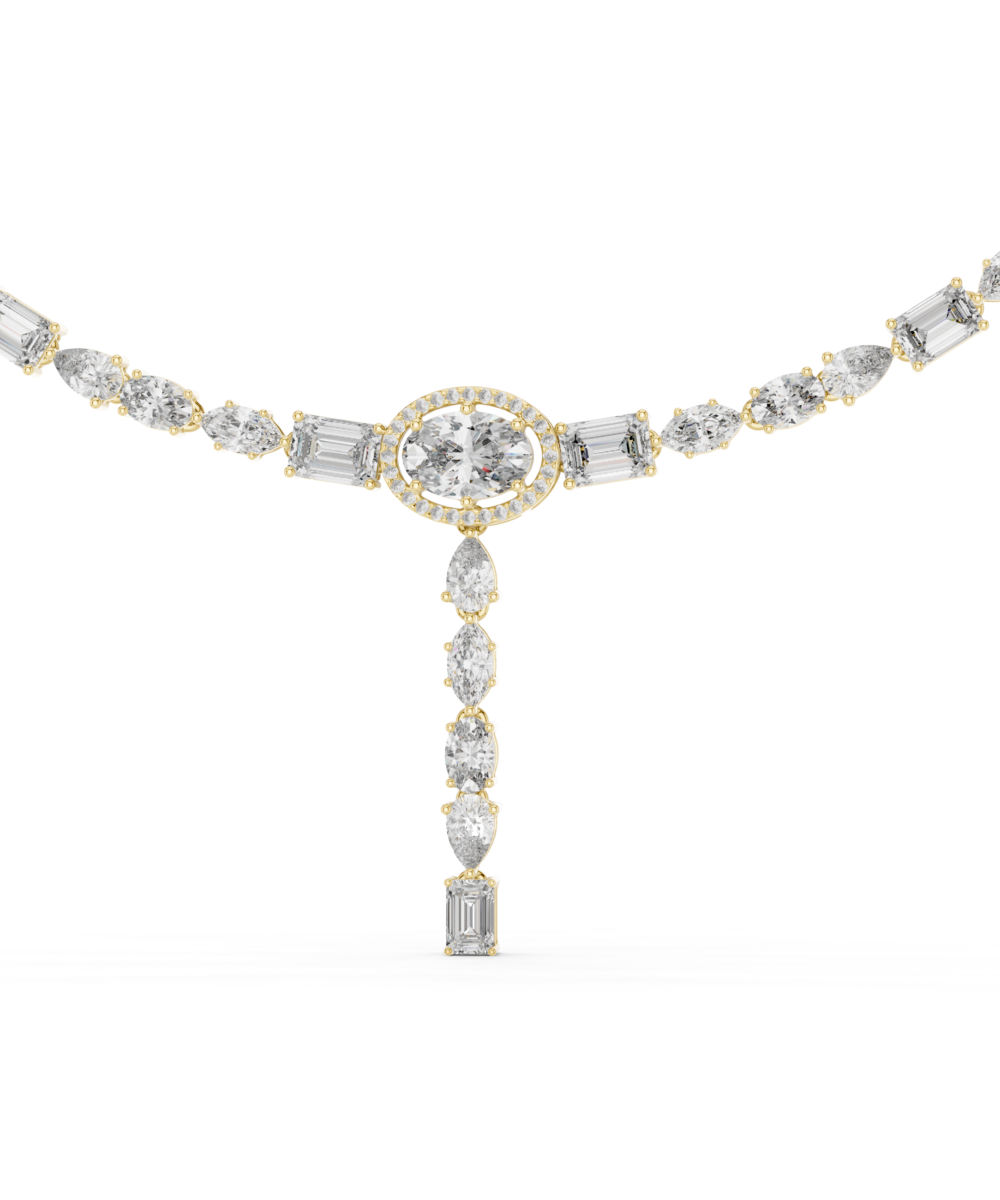 Timeless Aura Diamond Necklace - Image 4