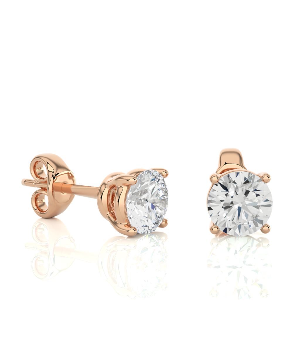 Solitaire Radiance Earring - Image 3