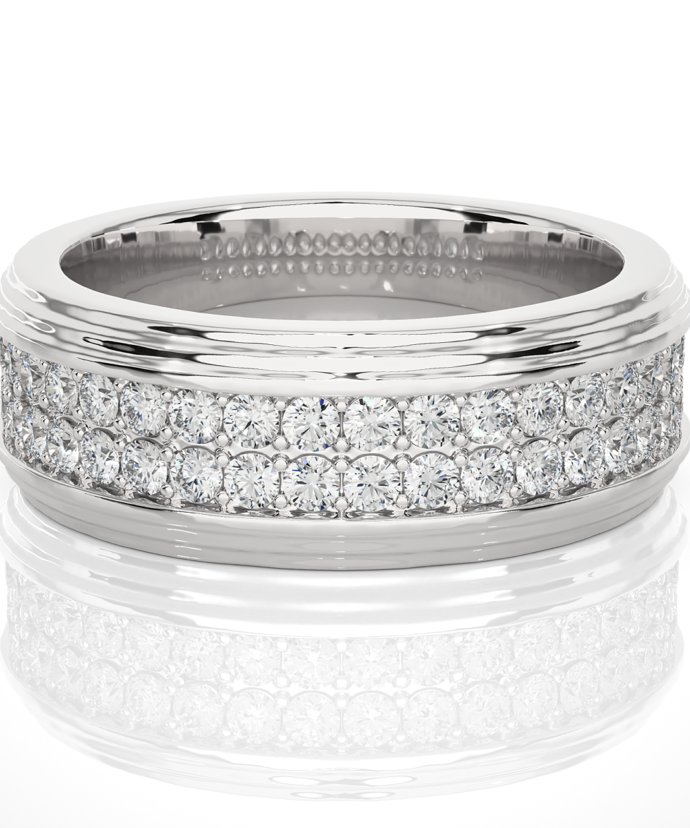 Trinity Edge Men's Diamond Ring