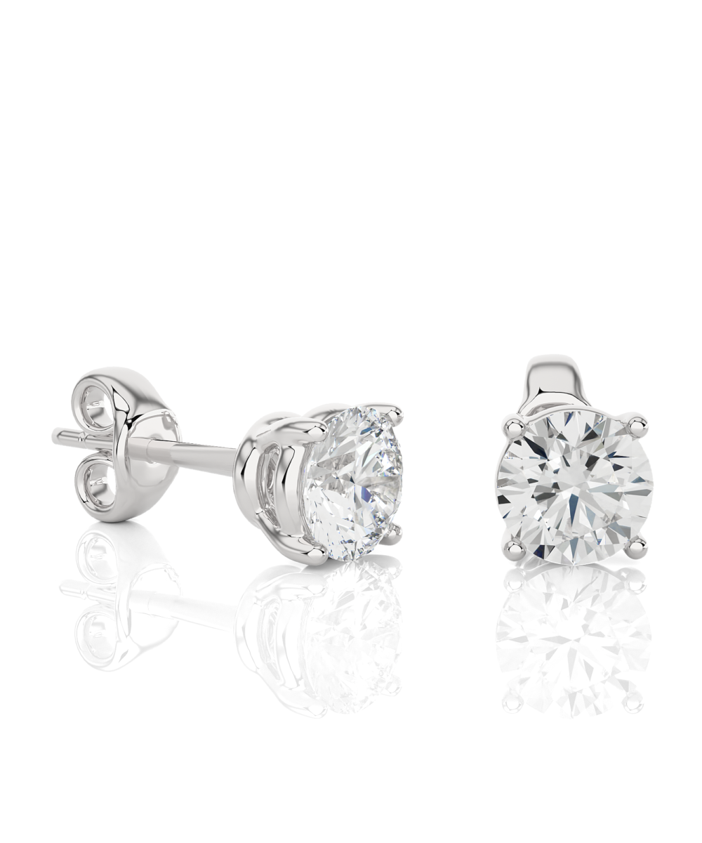 Solitaire Radiance Earring - Image 4