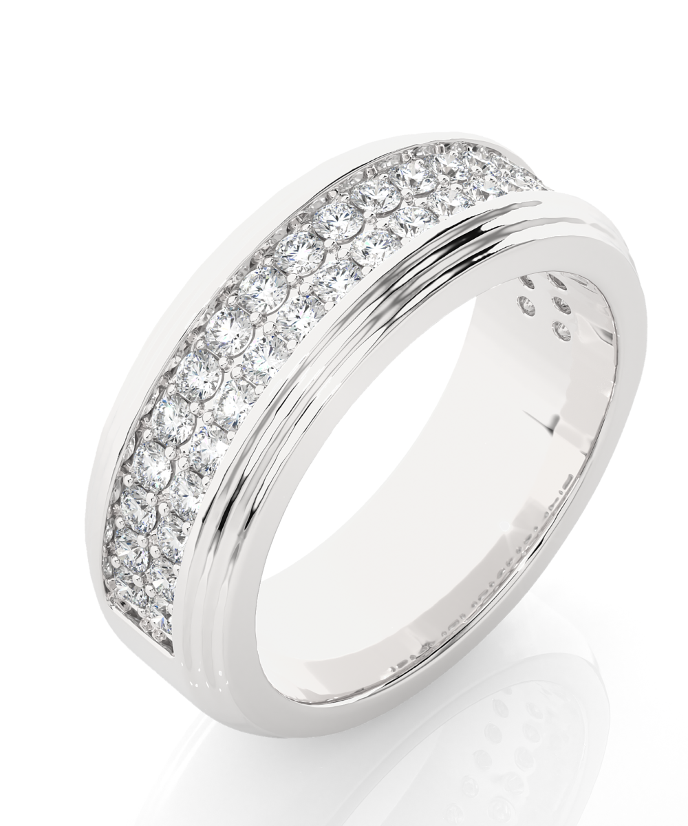 Trinity Edge Men's Diamond Ring - Image 2